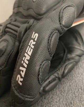 Guantes Rainers de piel 2XL para moto