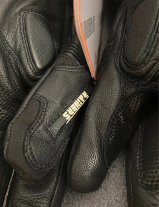 Guantes Rainers de piel 2XL para moto
