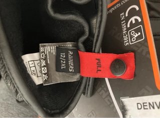 Guantes Rainers de piel 2XL para moto