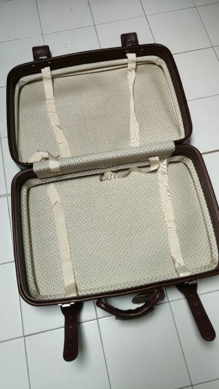 Maleta Vintage Cuero Marrón