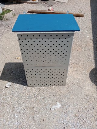 Módulo de dos jaulas para palomos
