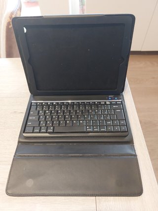 Funda Tablet con Teclado Bluetooth Negra