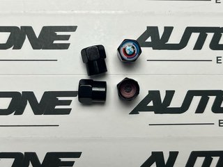 Tapones BMW 50 Aniversario negros válvula de rueda