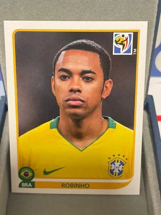 Cromo Robinho Mundial 2010 Brasil