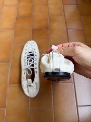 Bailarinas Ganni Blancas