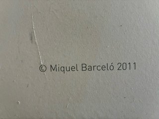 Cartel Miquel Barceló Toros Barcelona 2011