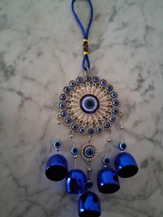 Campana decorativa ojo turco