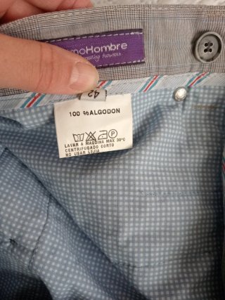 Pantalón chino de vestir cuadros elegantes