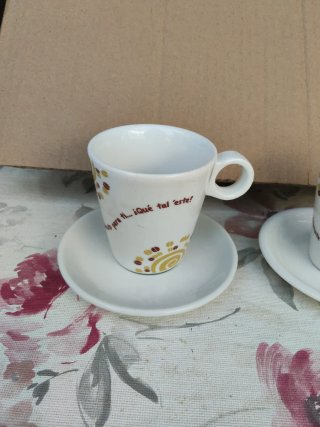 Juego 22 Tazas Café Porcelana
