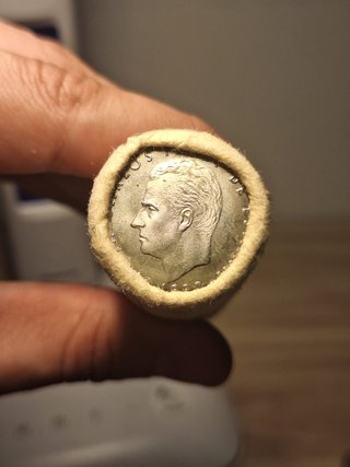 Cartucho Moneda 25 Pesetas 1980