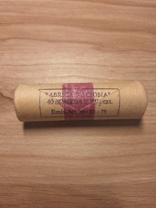 Cartucho Moneda 25 Pesetas 1980