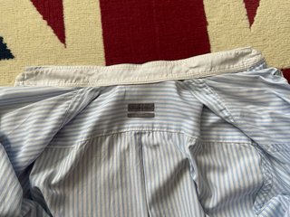 Camisa Emidio Tucci Rayas Azules Talla L