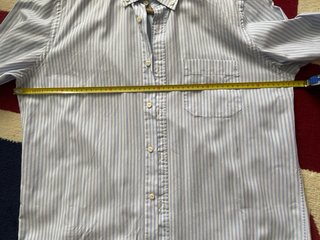 Camisa Emidio Tucci Rayas Azules Talla L