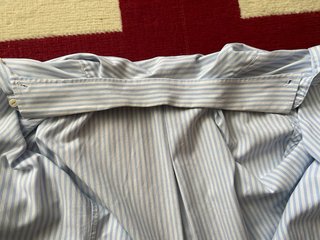 Camisa Emidio Tucci Rayas Azules Talla L