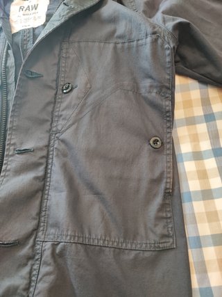 Parka-Chaqueta gabardina G-Star RAW Primavera Gris