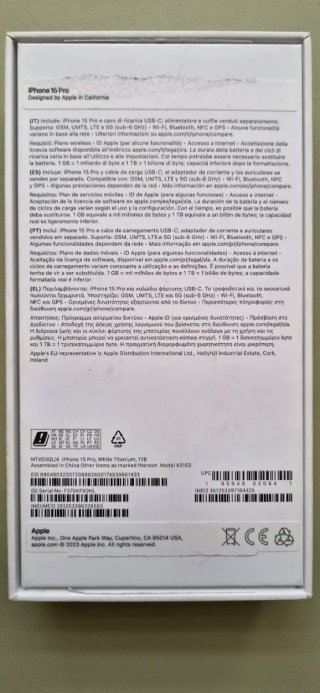 iPhone 15 Pro 1TB