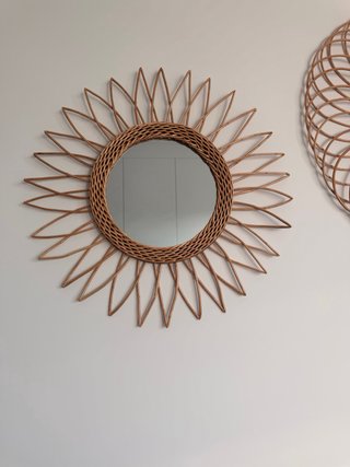 Specchi in rattan
