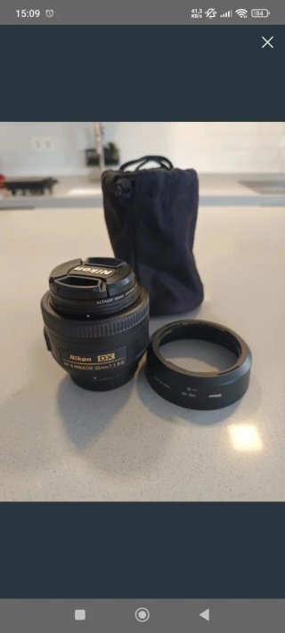 Objetivo Nikon AF-S DX NIKKOR 35mm 1:1.8G