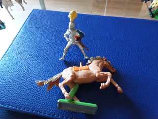 Lote Figuras Britains Medievales Caballeros