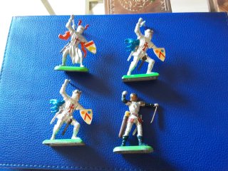 Lote Figuras Britains Medievales Caballeros
