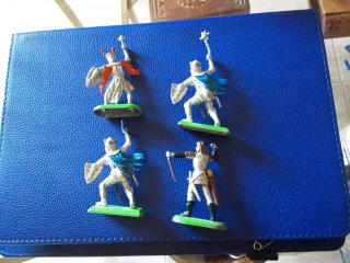 Lote Figuras Britains Medievales Caballeros