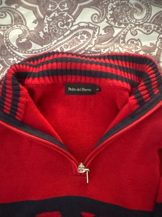 Jersey Hombre PDH Rojo y Negro