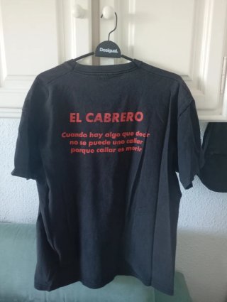 Camiseta El Cabrero Vintage Negra