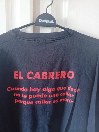 Camiseta El Cabrero Vintage Negra