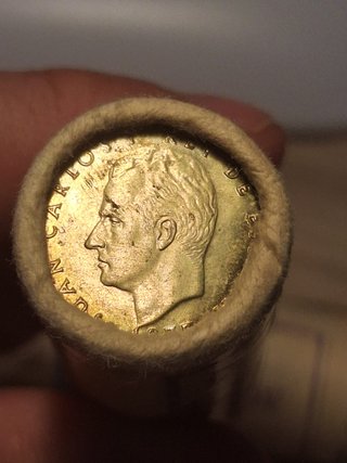 2 Cartuchos Monedas 1 y 5 Pesetas Juan Carlos