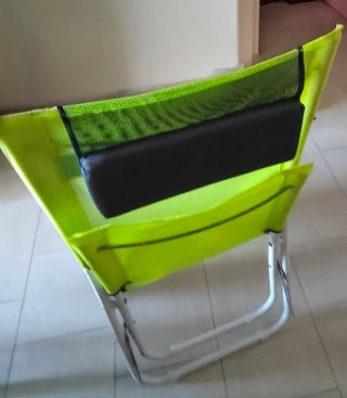 Sedie/Sdraio con ombrellini per Mare o Giardino