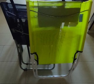 Sedie/Sdraio con ombrellini per Mare o Giardino