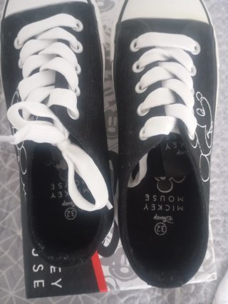 Zapatillas Mickey Mouse Negras Niños