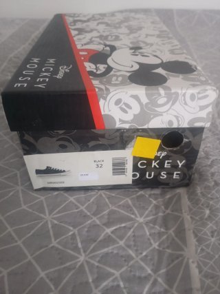 Zapatillas Mickey Mouse Negras Niños