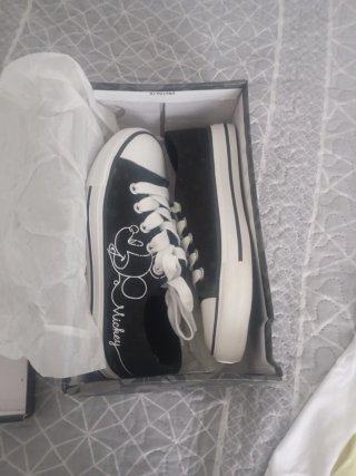 Zapatillas Mickey Mouse Negras Niños