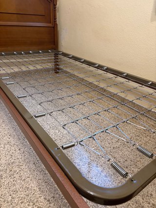 Cama individual madera 90cm + somier