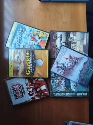 Lote Películas DVD: Garfield, Lady Falcó, Anastasi