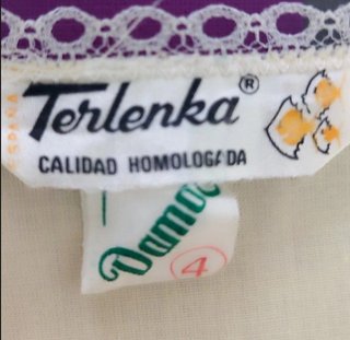 URGE! Mañanita vintage. Marca Terlenka. Talla 42