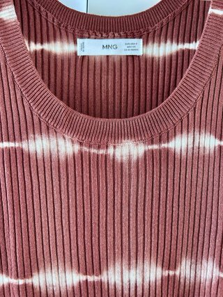 Camiseta canalé larga de tirantes TIE-DYE Talla S