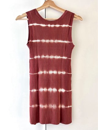 Camiseta canalé larga de tirantes TIE-DYE Talla S