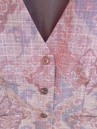 Gilet artigianale Italia panciotto vintage size M