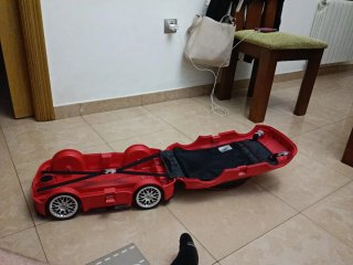 Maleta Infantil Roja Coche