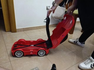 Maleta Infantil Roja Coche