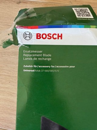 Cuchilla bosch rotak