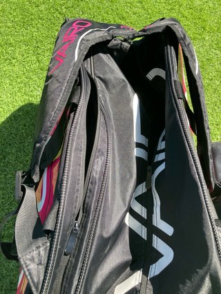 Paletero Varlio rosa y conjunto de padel talla M
