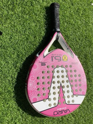 Paletero Varlio rosa y conjunto de padel talla M