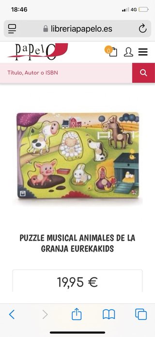 Puzzle animales Eureka Kids con sonido