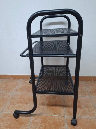 CARRITO MUEBLE AUXILIAR CARRO VINTAGE METAL