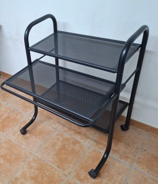 CARRITO MUEBLE AUXILIAR CARRO VINTAGE METAL
