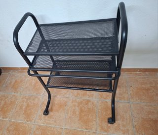 CARRITO MUEBLE AUXILIAR CARRO VINTAGE METAL