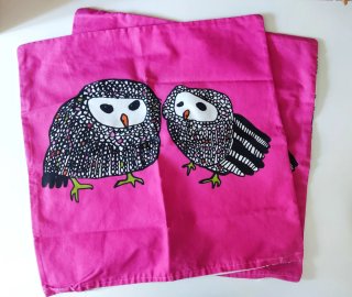 Fundas Cojin IKEA Buhos Rosa 50x50 2 uds